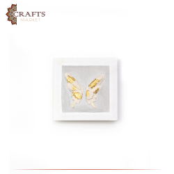 Hand Drawing Multi Color gypsum and acrylic  Butterfly  Design Wall Art