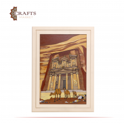 Hand-Crafted Wooden 3D Wall Art in a Petra design