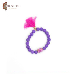 Handmade Duo-Color Beads Women Bracelet 