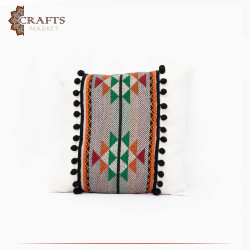 Handmade Multi-Color Sadu Set Pillow Cover, 2 Pcs