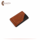 Men's card holder made of genuine leather in black and brown Men's card holder made of genuine leather in black and brown