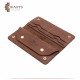 Handmade Genuine Leather Women's Wallet - Brown