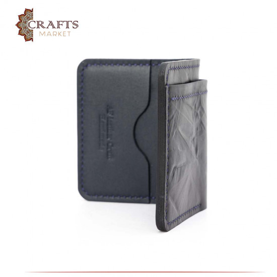 Handmade Genuine Leather Men's  Wallet - Black