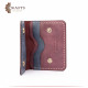 Handmade Genuine Leather Women's Wallet - burgandy