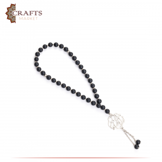Handmade Black Beads Rosary