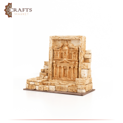 Handmade Beige Gypsum  Petra  Design Table Decor 