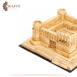 Handmade Beige Gypsum  Zubara Fort / Qatar  Design Table Decor 