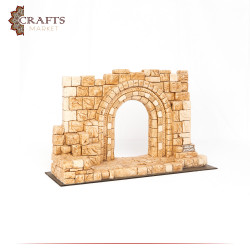 Handmade Reinforced gypsum anthropomorphic with an  Jerash Arches Design