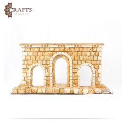 Handmade Reinforced gypsum anthropomorphic with a Hadrian's Arch (Jeras) Design