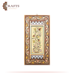  Handmade Multi-Color Wooden Wall Art in a "Arabesque" design 