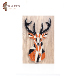 String Art Handmade Multi Color  Deer Design 