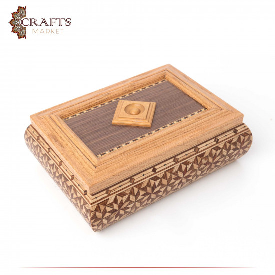 Handmade Wooden Box in an Andalusian Design