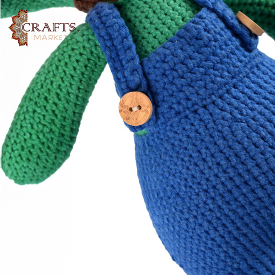 A handmade Luigi doll A handmade Luigi doll