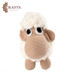 A handmade sheep doll A handmade sheep doll