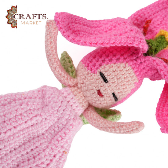 دمية جنية ليلى القابلة للعكس مصنوعة يدوياً