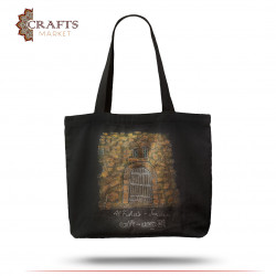 Women's canvas bag with Al-Fuheis design