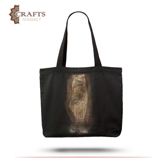 Canvas bag for women with Petra design