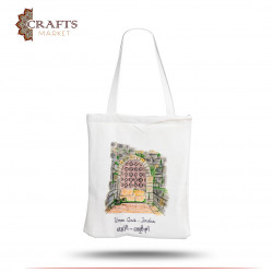 Women's canvas bag with Umm Qais design