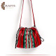 Handmade Multi-Color Fabric Women Shoulder Bag  with Traditional design