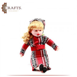 Handmade Multi-Color Silicon Doll In traditional dress