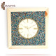 Handcrafted Multi Color Wooden Wall Clock