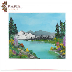 Handmade Drawing Nature Landscape Design Wall Art