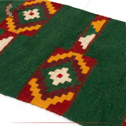 Handmade Multi-Color Natural Wool Rug
