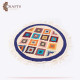 Handmade Multi-Color Natural Wool Round Rug