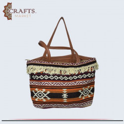 Handmade Multi-Color Wool women's Handbag