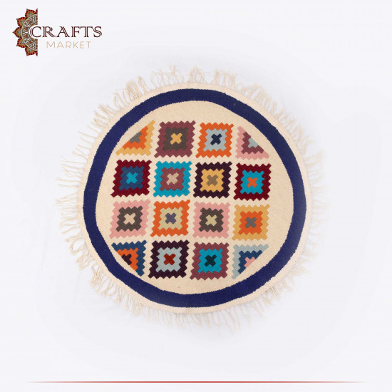 Handmade Multicolor Wool Rug
