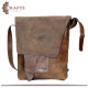 Handmade Brown Genuine Leather Cross Bag 