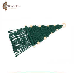 Handmade Green Cotton "Christmas Tree" Hanger