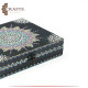 Rectangular Hand-painted Wooden Box adorned with Mandala design