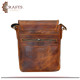 Handmade Brown Genuine Leather Women's Cross Bag 
