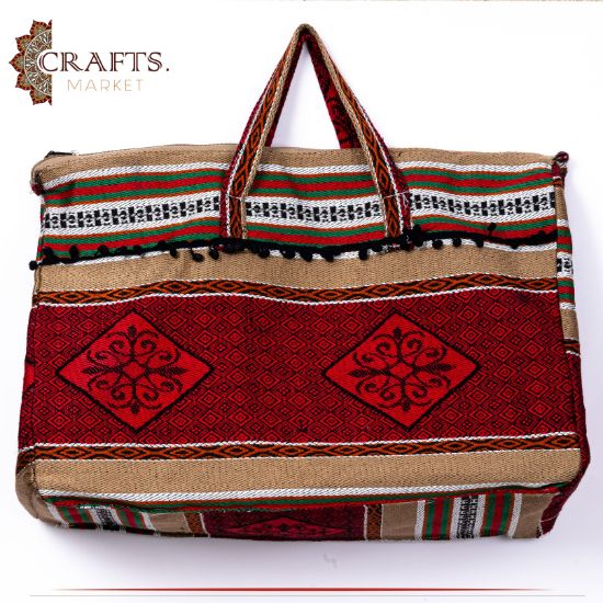 Handmade Multi Color Fabric Travel Bag 