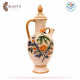  Handmade Red Clay Water Magical Jug & Glasses Set with Mosaic Design, 8Pcs