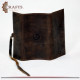 Handmade Dark Brown Genuine Leather Tobacco Wallet For Unisex