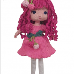 A handmade Raspberry Barbie doll