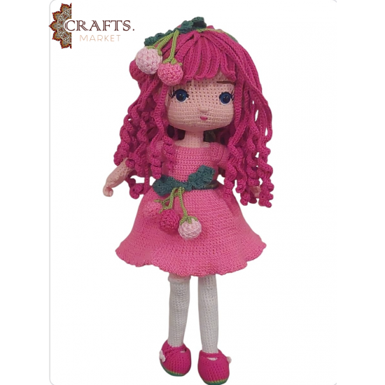 A handmade Raspberry Barbie doll